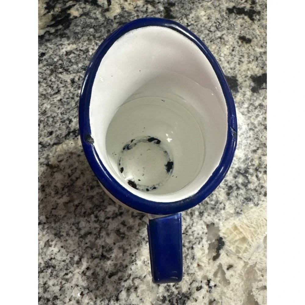 Vintage Enamel Floral‎ Mini Pitcher by INCA